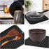 3 PCS Black Silicone Trivets for Hot Pots and Pans, 9"x12" Heat Resistant Non-Slip Potholders for Kitchen Countertops