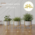 8 14 Inch 160 LB Adjustable Metal Plant Stand Indoor, Mid Century Modern Outdoor Planter Holder for to Pots, Heavy Duty