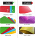 Kitchen Plastic Cutting Board Set, Extra Thick Flexible Non-Slip Chopping Board with Colored Icons, Set of 4
