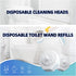 Generic 50 Count Toilet Wand Refills Compatible with Clorox Disposable Toilet Brush Heads for Most Toilet Brushes