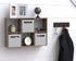 ClosetMaid Mini 6-Cube Desktop Storage: Wall Mount Organizer, Weathered Teak