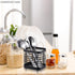 Stainless Steel Utensil Drying Rack, Silverware Draining Basket, Kitchen Dish Drying Rack (S-Black)