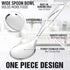 Zulay Kitchen Stainless Steel Cooking Utensil - Stainless Steel Kitchen Utensil - Durable Kitchen Gadgets - Metal Kitchen Accessories - Easy to Clean Kitchen Tools - 11.5" Cooking Spoon