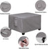 (34"x24"x17", Easy-Going Rectangle Patio Ottoman Cover, Waterproof Outdoor Ottoman Cover, Fade Resistant Patio Side