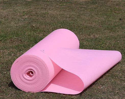 Pink Aisle Runner Carpet Rugs, 24 Inch Wide x 15 Feet Long for Wedding Accessories, Ceremony Parties