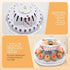12 360 Incubators for Hatching Eggs, Chicken Waterer Cups, Automatic Egg Turner Holds Eggs, Smart Incubator Clear