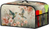 Floral Hummingbird Slow Cooker Dust Cover Novelty Air Fryer Cover Compatible with Most Kitchen Appliances Exquisite Slow Cooker Carrier for Women Washable Appliance Cover Nice Gifts