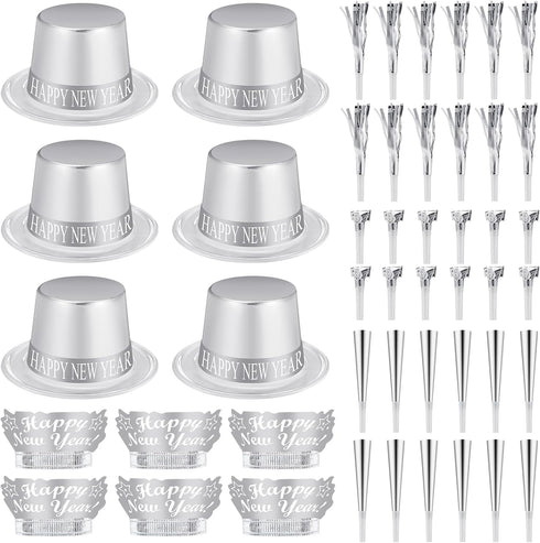 Shappy 48 Pcs New Year's Eve Party Supplies for 12 Guests 2026