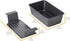 Chicago Metallic 2-Piece Healthy Meatloaf Pan, Professional Grade Non-Stick Carbon Steel, 12.2 inch