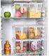 MineDecor Plastic Storage Containers, Square Food Storage Organizer with Lids for Fruits, Vegetables, Meat, Eggs (Set