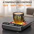 6 Settings 12H Smart Mug Warmer with Infrared Sensor, Coffee Mug Warmer for Desk, Temp & Timer Coffee Cup Warmer