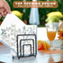 Napkin Holder for Table, Modern Metal Black Napkin Holders for Kitchen Dining Tables & Countertops