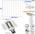 300Led 10x10ft 7 Honche Cuttable Curtain String Lights with Remote Window Lights for Bedroom Wedding Party Festive