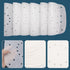 200pcs Disposable Air Fryer Parchment Paper Liners, 8.5 inch Premium Perforated for Easy Cleanup