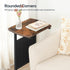 28.3" BF40SF01 HOOBRO C Shaped End Table, Side Table for Small Spaces, Couch Table with Storage Bag, Slide Under Sofa
