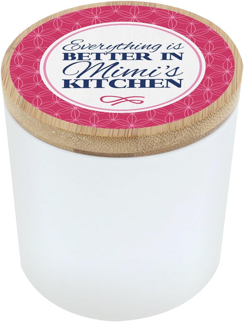 ThisWear for Mimi Grandma Gift Seal Pot Decorative Jar - Everything is Better in Mimi's Kitchen Decor