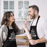 Funny Baking Aprons for Women Men, Cute Kitchen Cooking Aprons with 2 Pockets - Birthday Housewarming Gifts