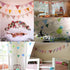 10M Triangle Bunting Banner, 36 Pcs Cotton Flags for Birthday Party, Wedding, Baby Shower, Blue