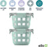 2-Pack 2 Ello Duraglass Cup Reusable Glass Container Jar with Leak Proof Lids and Protective Silicone Sleeves | Perfect