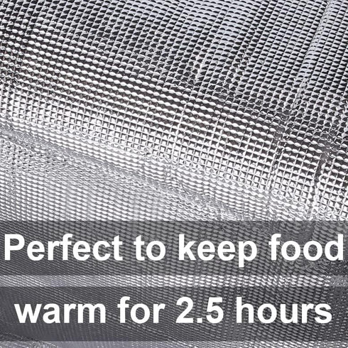 2 Pack XXXL Insulated Food Delivery Bag Black Red Cooler Bags Keep Food Warm Catering Therma for doordash Catering
