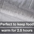 2 Pack XXXL Insulated Food Delivery Bag Black Red Cooler Bags Keep Food Warm Catering Therma for doordash Catering