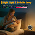 Dimmable Night Light Bluetooth Speaker Alarm Clock, Portable Sound Machine with White Noise, Touch Bedside Lamp