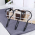 JOHOUSE 14PCS Purse Hanger for Closet - Large Size Closet Rod Hooks Black Vinyl Coated Bag Hanger Organizer Hooks
