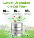 Fridge Deodorizer, Lasts 10 Years, Odor Eliminator, Bamboo Charcoal Air Purifying Bag, Silver