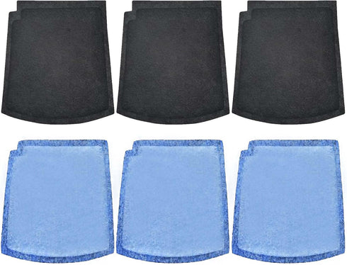 6-Pack 04234G Carbon Replacement Filters Compatible with Hamilton Beach Pet TrueAir Purifier Odor Eliminators