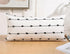 14 28 Inch 1 Pack NUYECY Boho Long Lumbar Pillow Covers x Black, Classic Striped Pattern Cotton Decorative Pillow Cover