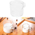 Espresso Measuring Glass, 100ml Double-Mouthed Cup with Handle, Barista Shot Glass Measuring Pitcher