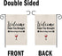 Wine Garden Flag - Welcome Hope You Brought Wine & Dog Treats Garden Decor