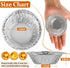 200 Pieces 2.6 Inch Round Pie Tart Small Tin Foil Pans - Disposable Aluminum Mini Pie Pans for Baking