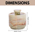 Pack 2 01) Marble Salt Cellar With Lid- Of Marble Salt And Pepper Bowls- Salt Holder With Lid To Put Salt, Paprika