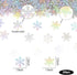 Vofrise 200PC Iridescent Snowflakes Confetti for Winter Wonderland Party Decorations Snowflake Table Scatter