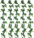 mizii 5 Pack 365" Artificial Scindaps Vines Garland, Fake Vine with Silk Green Leaves for Bedroom Wall Party Wedding