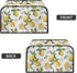 Crock for Pot Cover 6-8 qt, Yellow Lemon Slow Cooker Dust Cover with Pocket for Accessories