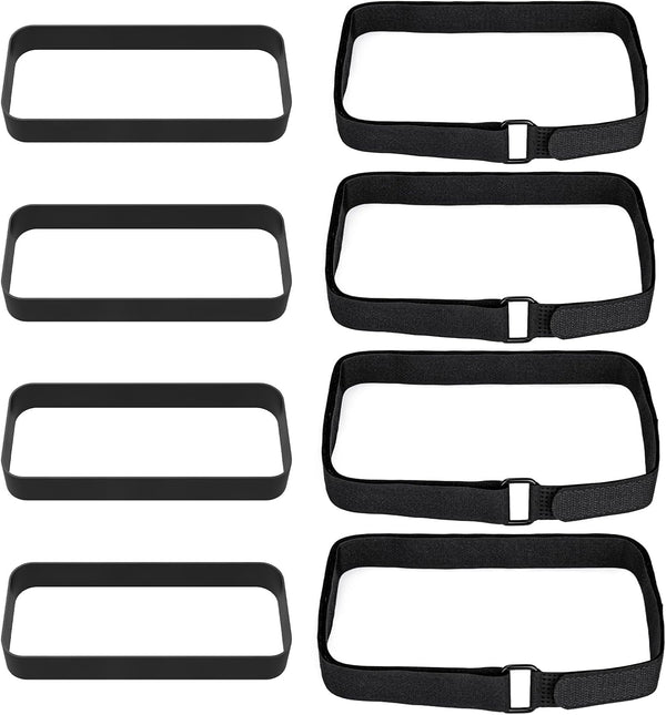 Sectional Couch Connectors for Sliding Sofa, Universal Fit L-Shaped Sectional Furniture Clips Straps, 4 Pack