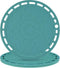 Smithcraft Trivets Mats for Hot Pots and Pans, Set of 3 Big Round Silicone Pot Holder Hot Pads for Countertops (Teal)
