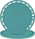 Smithcraft Trivets Mats for Hot Pots and Pans, Set of 3 Big Round Silicone Pot Holder Hot Pads for Countertops (Teal)