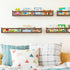 32 Inch Set 4, Fixwal Nursery Book Shelves, Floating Bookshelves for Wall of Baby Nursery & Playroom Decor, Solid Wood