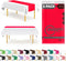 Red 6 Pack Premium Disposable Plastic Table Runner 14 x 108 Inch.