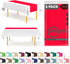 Red 6 Pack Premium Disposable Plastic Table Runner 14 x 108 Inch.