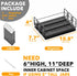 7.7" x10.75 x4 3 1-Tier SpaceAid Pull Out Spice Rack Organizer for Cabinet, Heavy Duty Slide Out Seasoning Kitchen