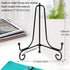 4 Pack Plate Stands For Display, Plate Holder 6 Inch, Picture Frame Stand of Metal, Frame Holder Stand and Artworks, Small Easel Stand for Book, Tabletop Art, Picture, Photo and Platter