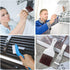 3 Styles Air Conditioner Condenser Fin Cleaning Brush, Premium Stainless Steel Fin Comb, Refrigerator Coil Cleaning