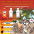>60lb 16oz CreatureCops Spicy Squirrel Seed Sauce | All-Natural & Squirrel-Resistant Hot Pepper Bird Seed Oil | Flaming