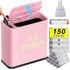 Bathroom Trash Can with Lid 13 Liter/ 3.5 Gallon Pink Trash Can