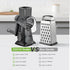 3-in-1 Cheese Grater Hand Crank Rotary Vegetables Shredder with Handle, Graters with Interchangeable Blades