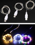 Sokelinn-six 2m 20 2) LEDs Fairy String Lights, USB Powered String Light for Desk Office Christmas Tree Party